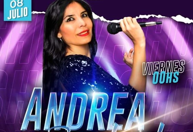 Andrea Sandoval, presenta su Show en Machagai y en los festejos por un nuevo Aniversario de Corzuela