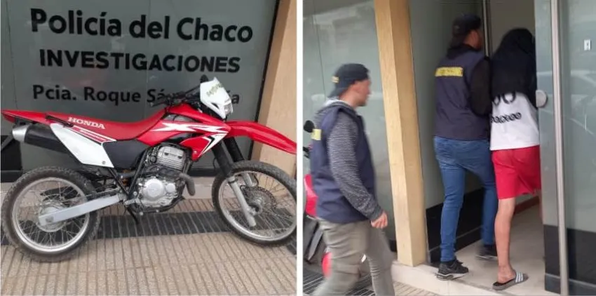 Allanamientos en Sáenz Peña dan con motochorros y ladrones de motos