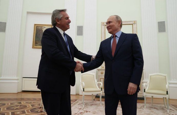 Alberto Fernández se reunió con Putin: «Argentina tiene una deuda con Rusia»