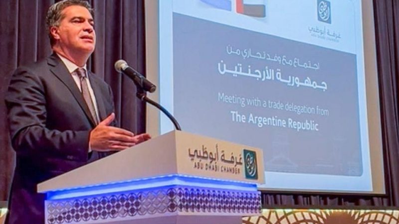 Capitanich expuso ante la Cámara de Comercio de Abu Dhabi