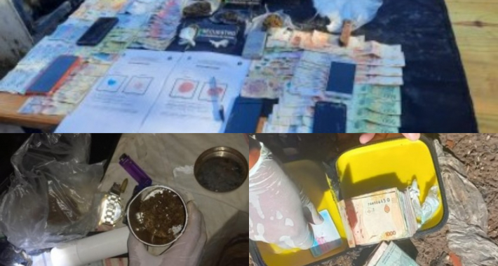 «kiosco narco» en el barrio Mujeres Argentinas: secuestraron cocaína, marihuana y casi 30 mil pesos