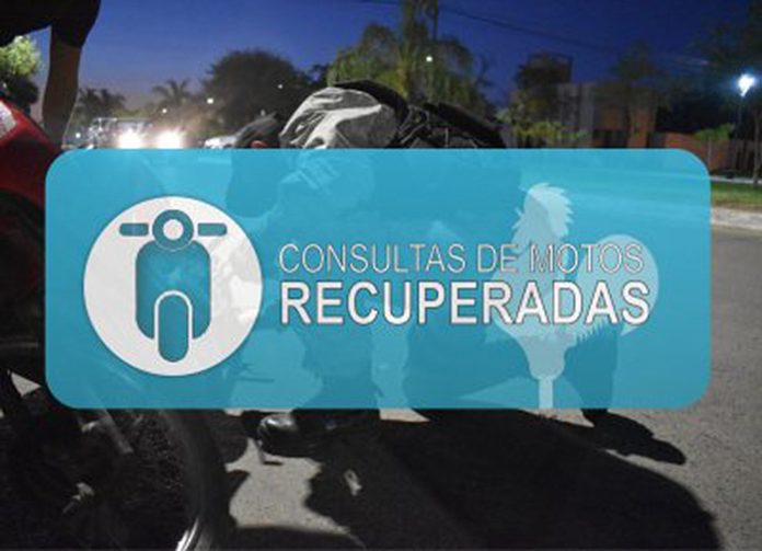 Policía del Chaco presentó una página para consultar acerca de las motos recuperadas