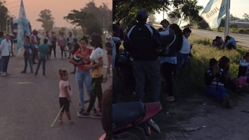 Quitilipi: Movimiento Social acampa a la vera de la ruta hace mas de 20 días a la espera de respuestas