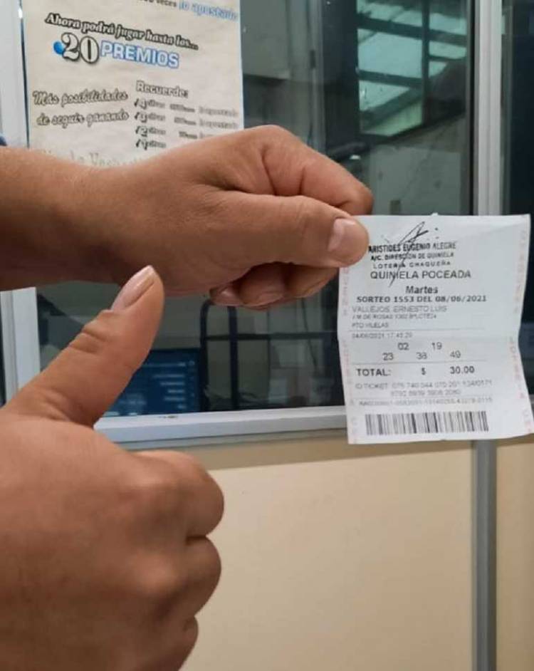 Jubilado de Colonia Elisa ganó más de 16 millones de pesos con la Poceada