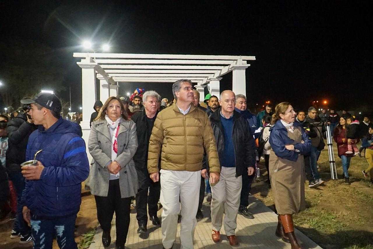 En los 101 años de Campo Largo, Capitanich, inauguro el Paseo de los Palos Borrachos y la casa del Veterano de Malvinas