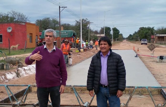 Por primera vez en su historia El Espinillo tendrá pavimento urbano