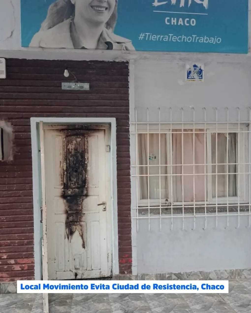 El Frente de Todos Chaco repudió hechos de vandalismo contra locales del Movimiento Evita