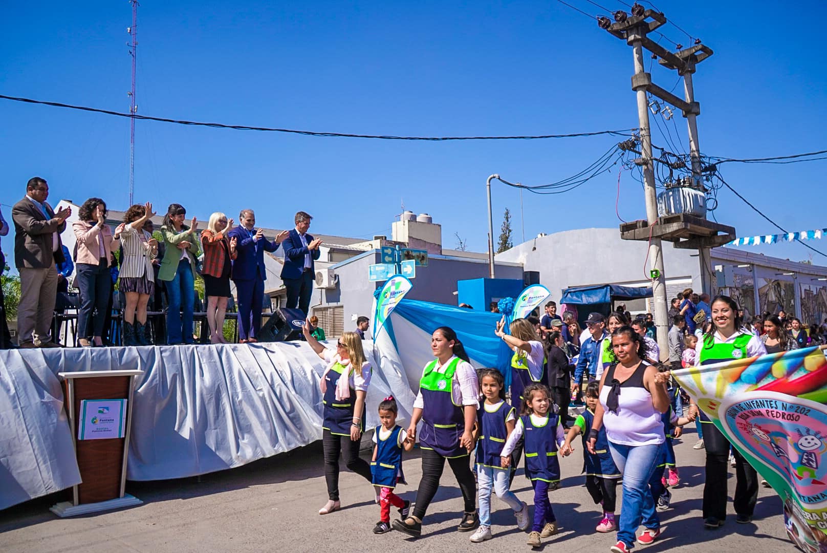 Con la presencia de la Vicegobernadora, Fontana comienza los festejos por su 106° Aniversario