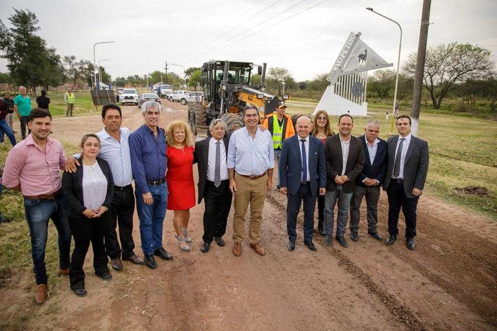 Comenzó la pavimentacion de la Ruta 30 que unirá Colonias Unidas, Ciervo Petiso y Laguna Limpia