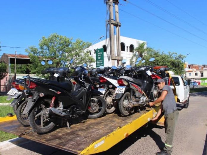 Secuestran más de 20 motocicletas en Resistencia por circular con escapes no autorizados