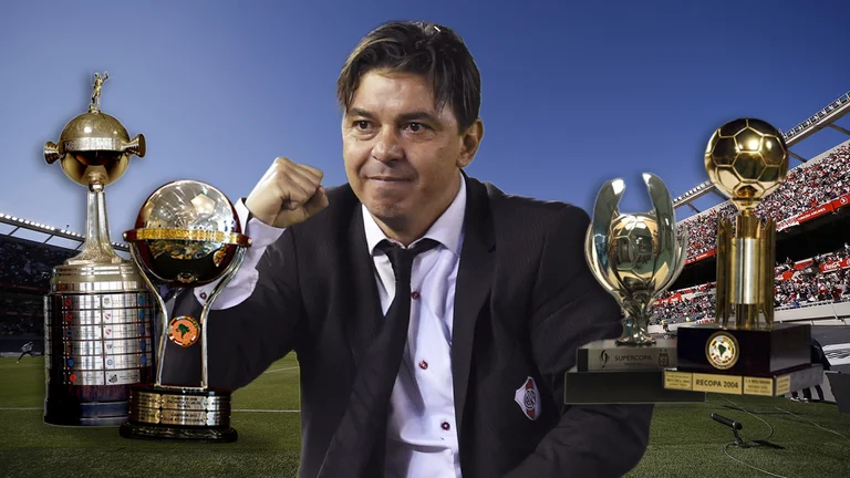 Todos los títulos que ganó Marcelo Gallardo en River Plate durante sus 8 años como DT