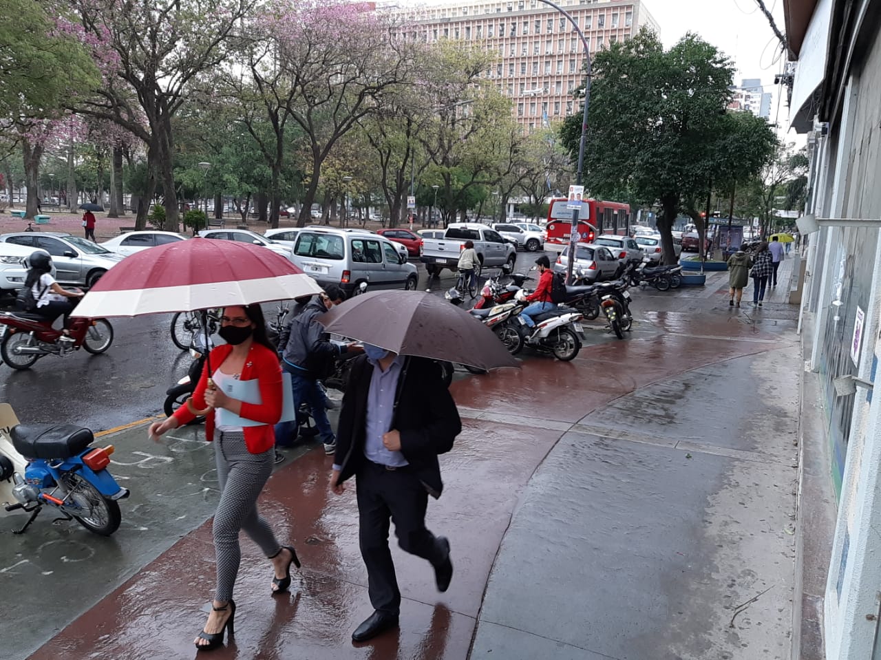 Lluvias dispares sobre el Chaco, con  precipitaciones de más de 40 milímetros en algunos puntos