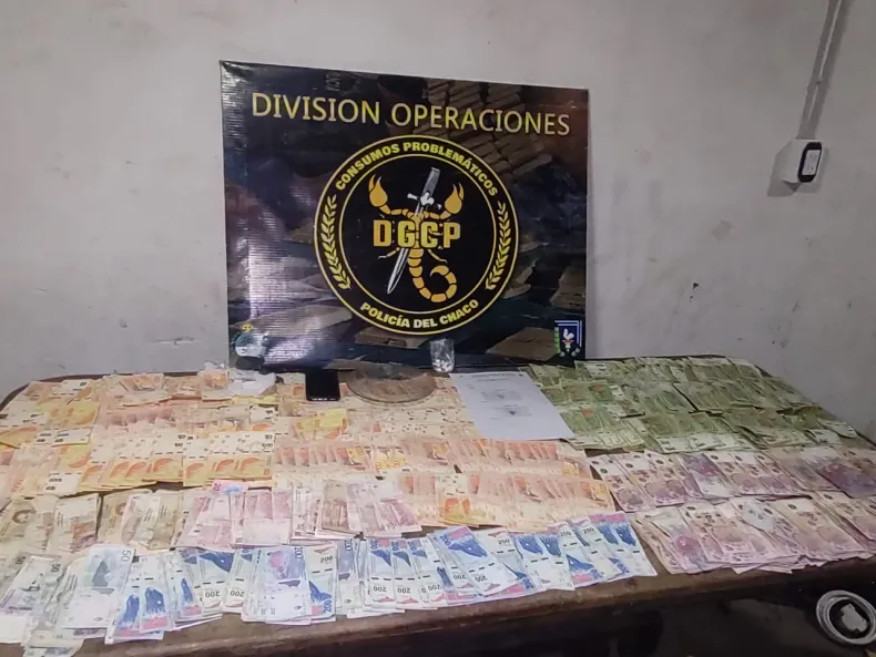 Desbaratan Kiosco narco en Puerto Vilelas y secuestran más de medio millón de pesos