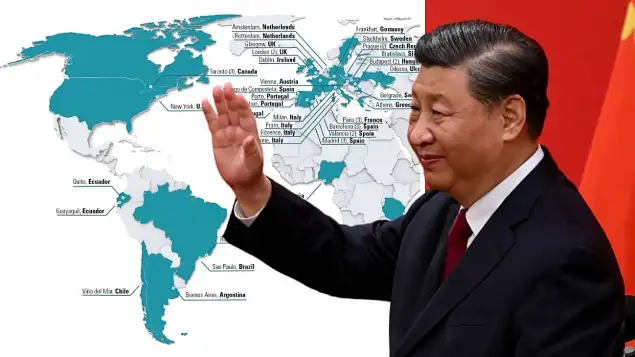 Investigación indica que China instaló bases policiales ilegales en Argentina y otros 27 países