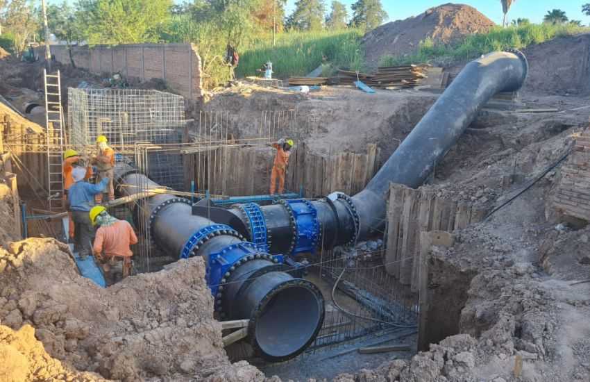 Entra en su etapa final las obras en la cisterna de Sáenz Peña