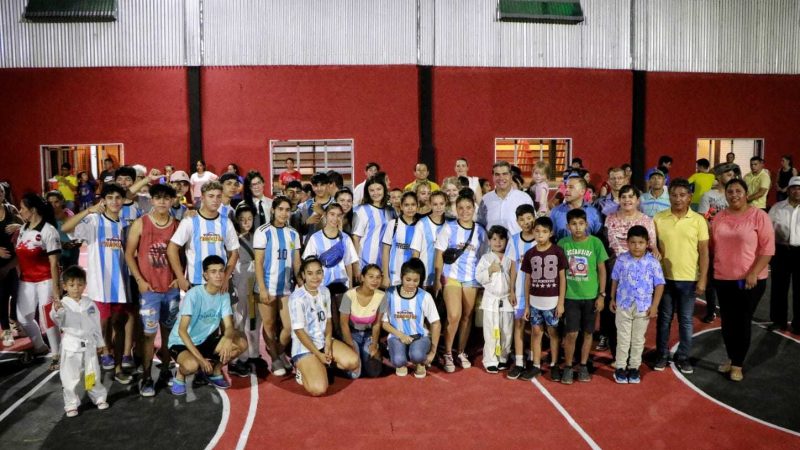 Colonia Elisa: Inauguran el nuevo microestadio del Club Deportivo Municipal