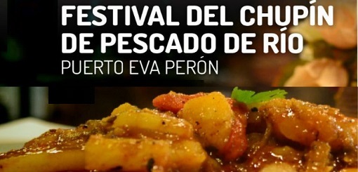 Comienza el Festival del Chupín de Pescado en Puerto Eva Perón