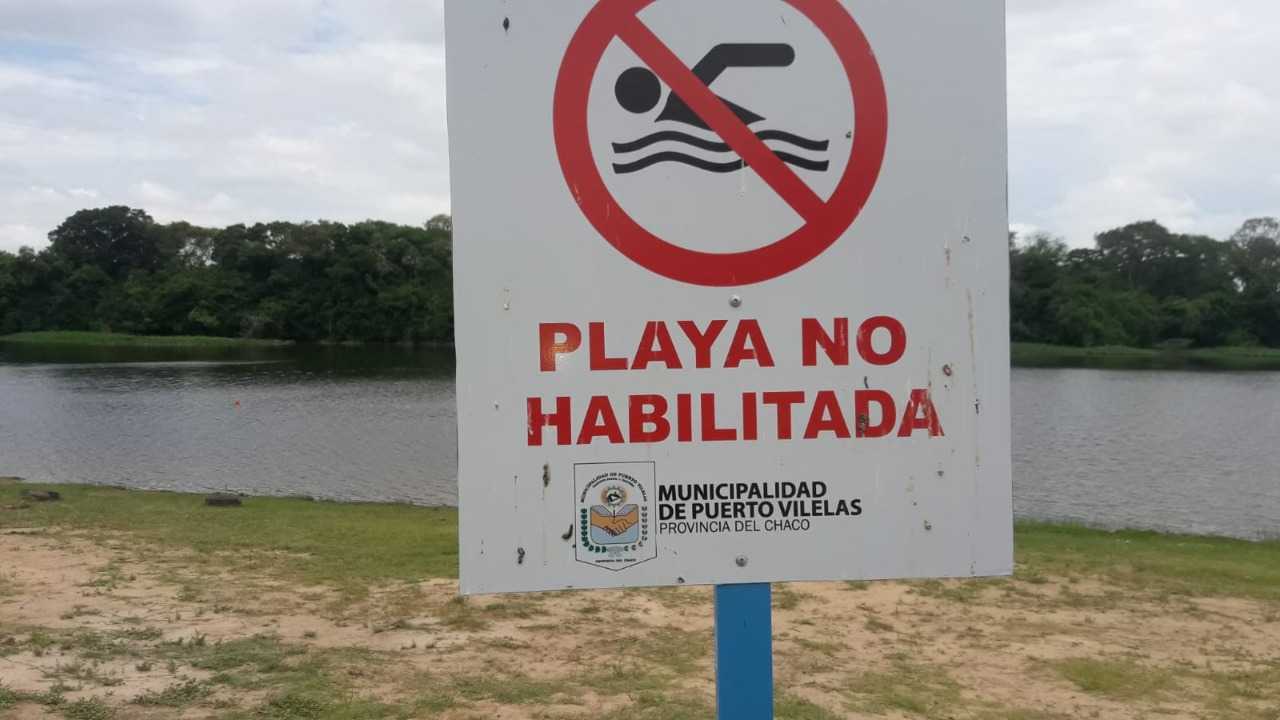 El Municipio de Puerto Vilelas informa que el balneario de El Paranacito no está habilitada para el ingreso de bañistas