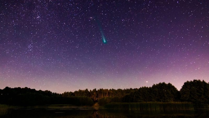 Ya se puede ver el cometa verde desde Argentina