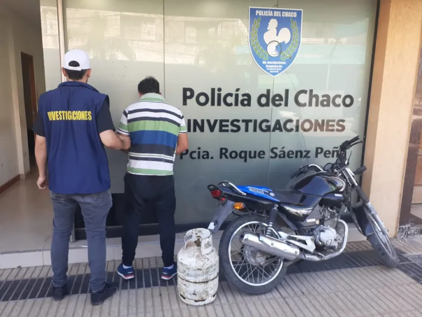 Saenz Peña: Detiene a sujeto despues de haber robada en varias casas centricas