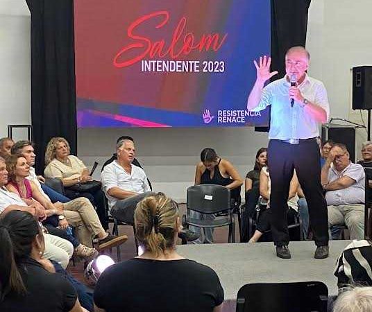 Carlos Salom presentó su candidatura a intendente de Resistencia