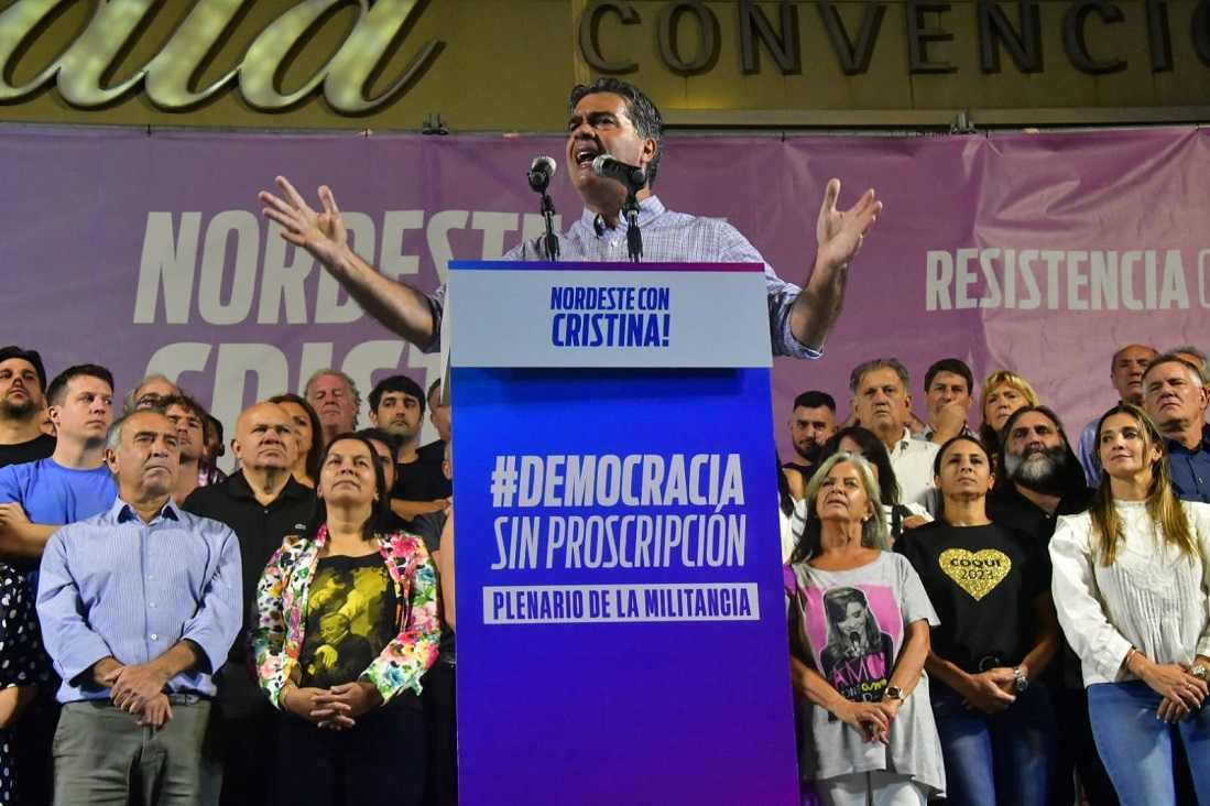 15 mil militantes dieron su apoyo a Cristina Fernández en Resistencia: “Hoy arranca una militancia que le dice no a las corporaciones, no a la proscripción»