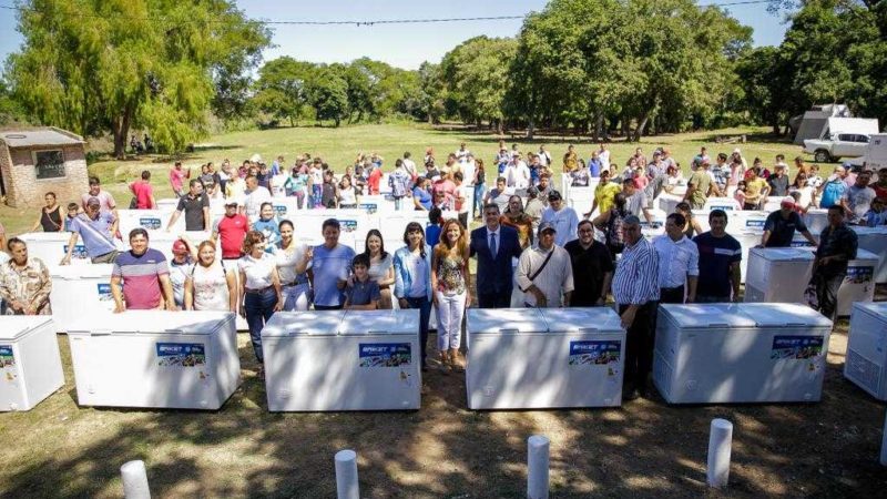 Isla del Cerrito: Capitanich y la ministra Victoria Tolosa Paz inauguraron el Polo Socio Productivo local