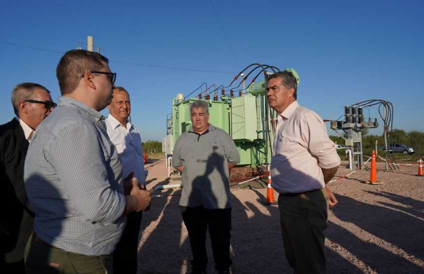 Inauguran estación transformadora que logra incrementar en un 50% la oferta de energía eléctrica en todo Villa Ángela una decena de localidades