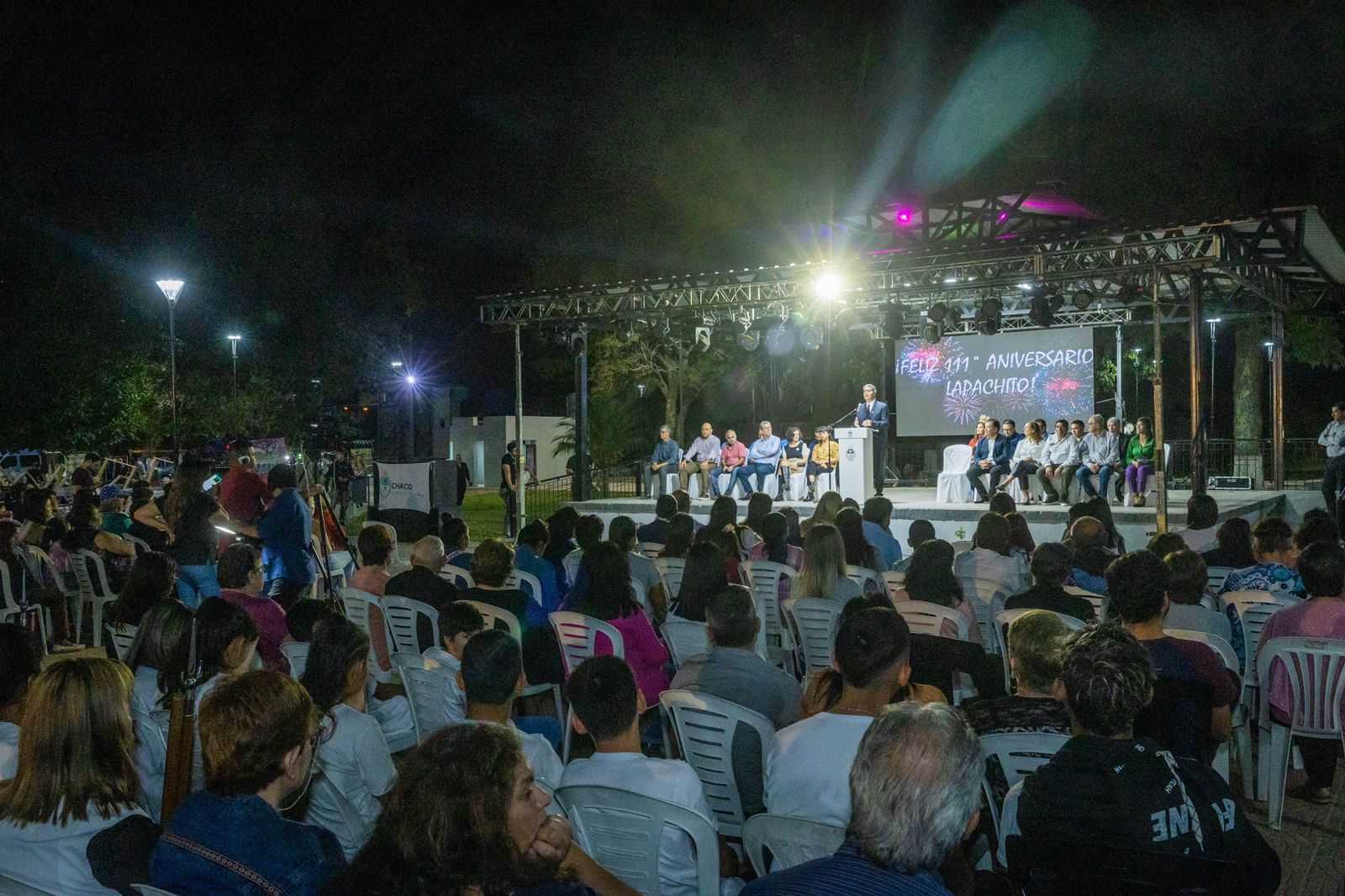 111° Aniversario de Lapachito: Capitanich habilitó obras por más de $ 158 millones de pesos