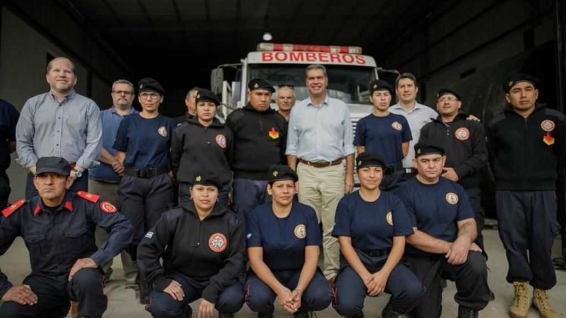 Machagai: Capitanich inaugura el nuevo cuartel de bomberos