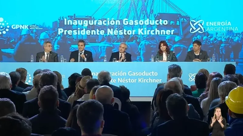 Inauguración del Gasoducto Néstor Kirchner: ahorro de dólares, proyección exportadora y otros detalles de la obra que renueva la ilusión del “país gasífero”