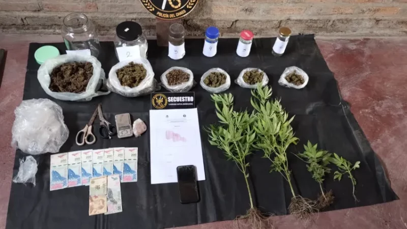 Quitilipi: dessbaratan kiosco narco y detuvieron a sujeto de 23 años