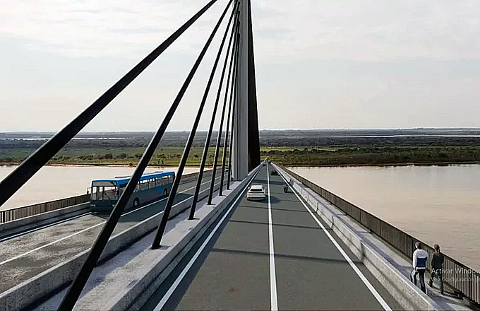 Además del acuerdo con el FMI, Massa trae el dinero para que el Segundo Puente Chaco-Corrientes sea una realidad