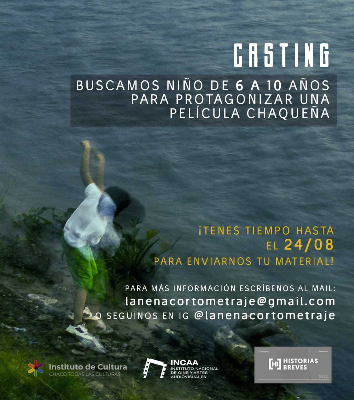 Convocan a casting de niños para protagonziar pelicula chaqueña