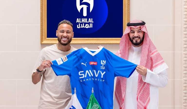 Neymar fue presentado en Al-Hilal de Arabia Saudita
