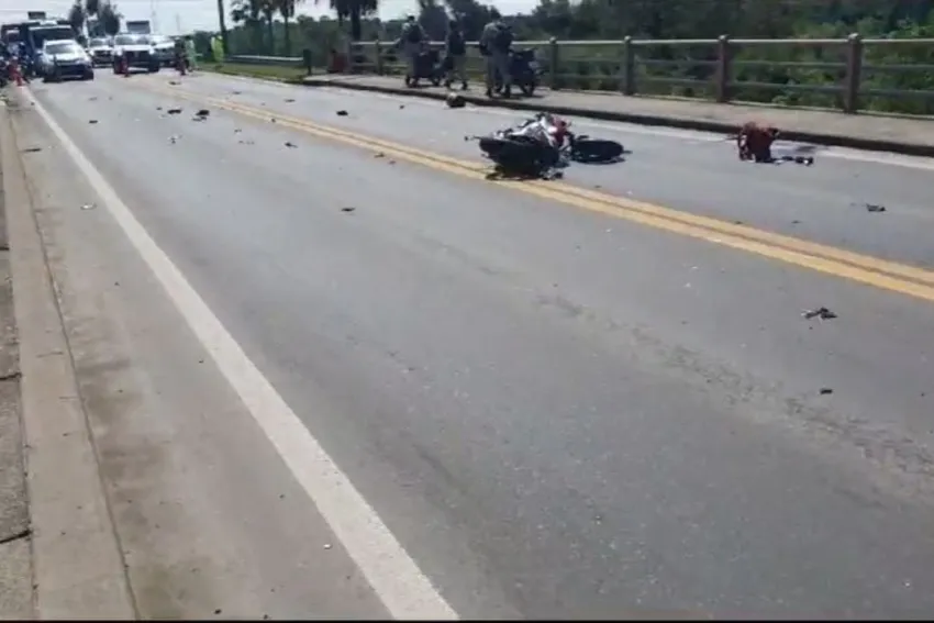 Joven policia fallece en accidente de transito sobre el puente Chaco-Corrientes