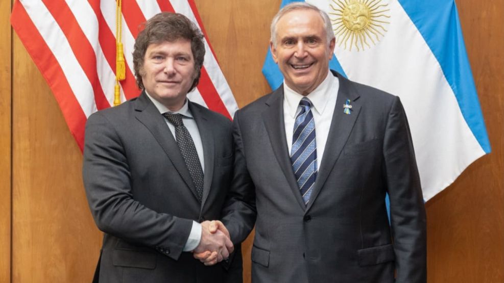 Milei se reunió con el embajador de Estados Unidos: “Fue un excelente encuentro”