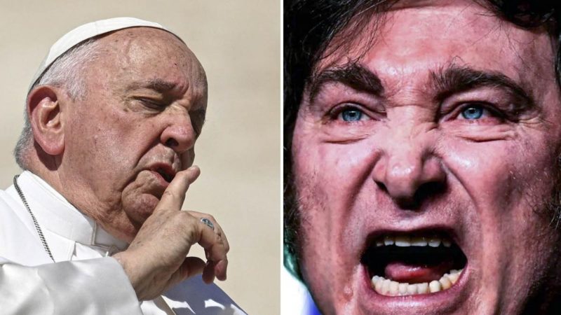 La Iglesia defendió al papa Francisco y cruzó a Milei por los insultos al Sumo Pontífice