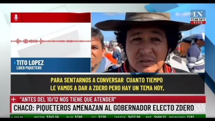 Diputados denunciaron al piquetero «Tito» López por intimidación