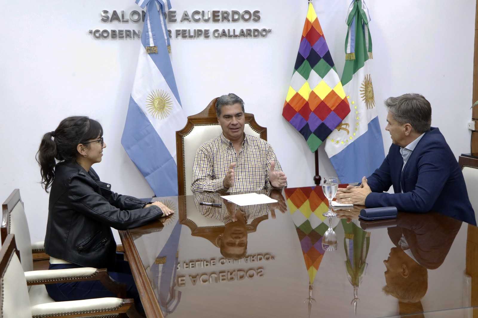 Reunión en Casa de Gobierno entre Capitanich, Rach Quiroga y Leandro Zdero