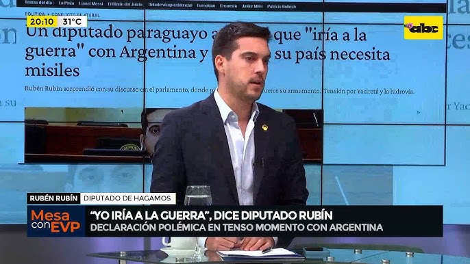 El legislador paraguayo pidió disculpas: «Si vamos a la guerra con Argentina, salimos perdiendo»