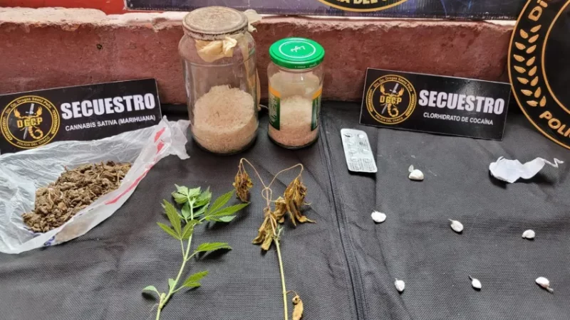 Saenz Peña: Allanan kiosko de drogas y encuentran un mini laboratorio