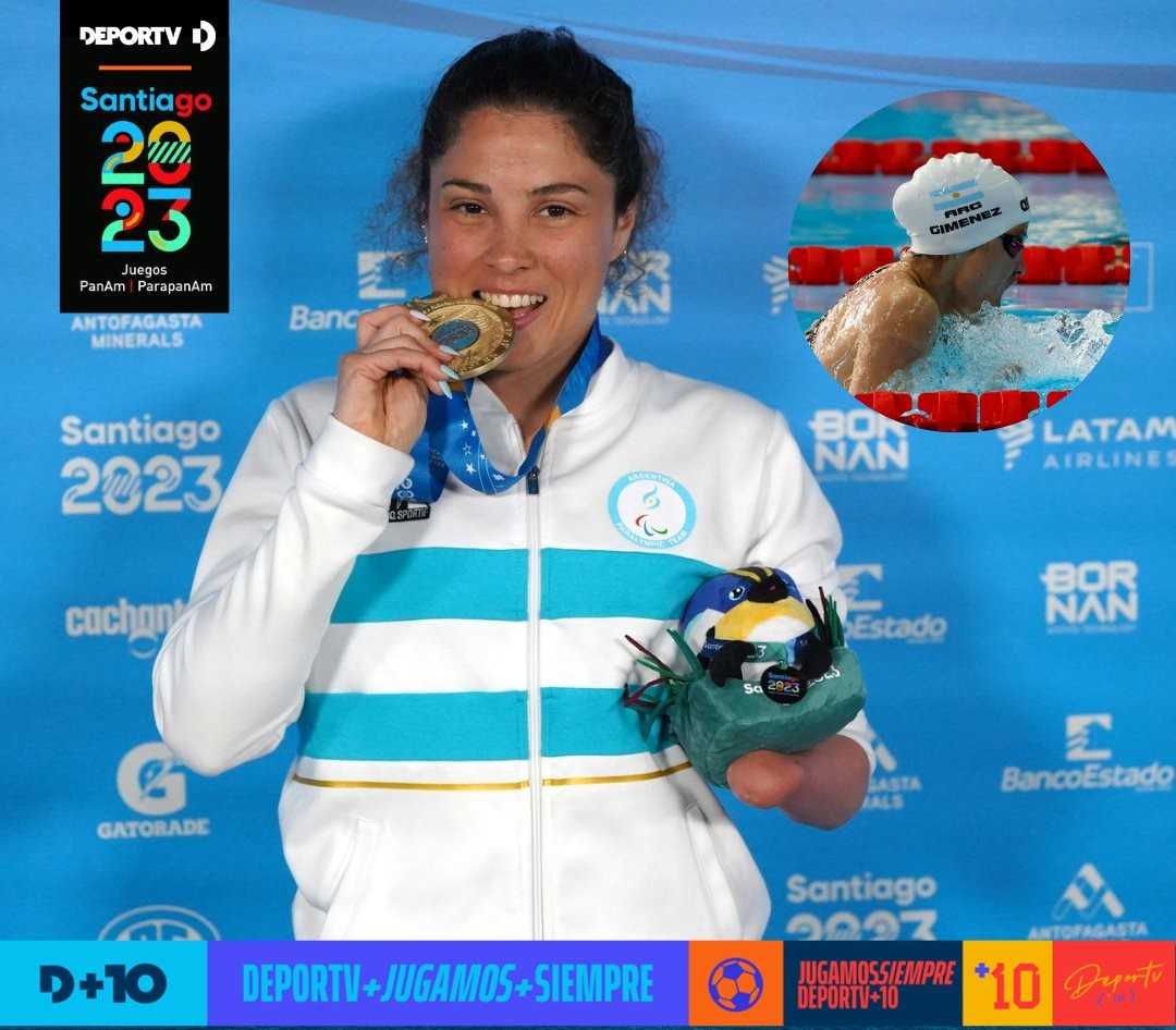 Tercera medalla para la chaqueña Daniela Giménez en los Juegos Parapanamericanos