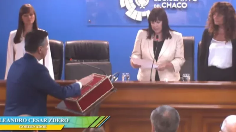 Primer discurso de Leandro Zdero ante la Legislatura chaqueña: «La soberbia debe quedar de lado»
