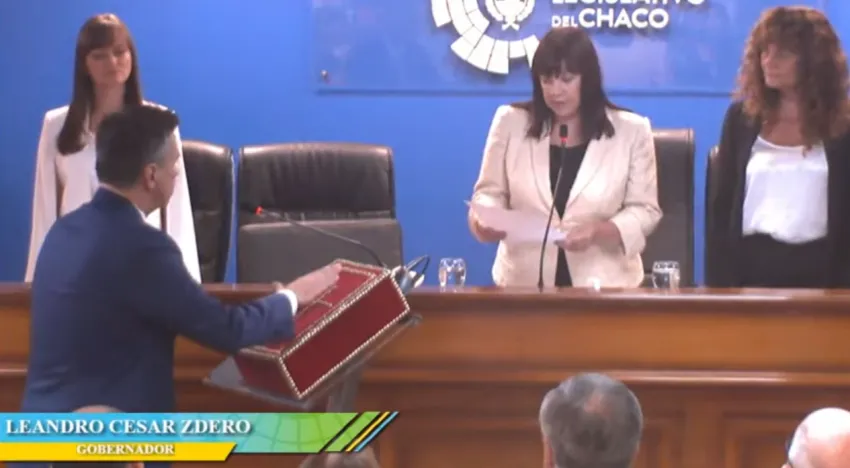 Primer discurso de Leandro Zdero ante la Legislatura chaqueña: «La soberbia debe quedar de lado»