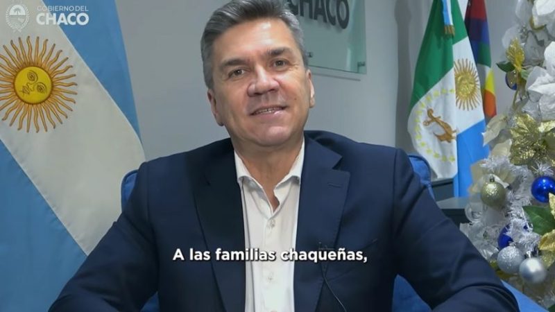 Gobernador Leandro Zdero: “A las familias chaqueñas, Feliz Navidad”»