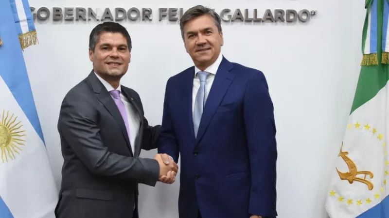 Zdero recibió al Cónsul del Paraguay Fabio López Rivero
