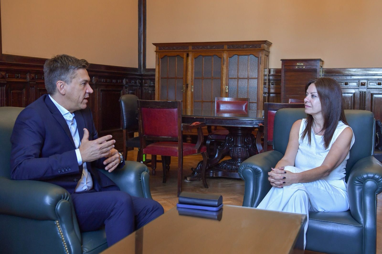Zdero se reunió con la ministra de Capital Humano de la Nación, Sandra Pettovello