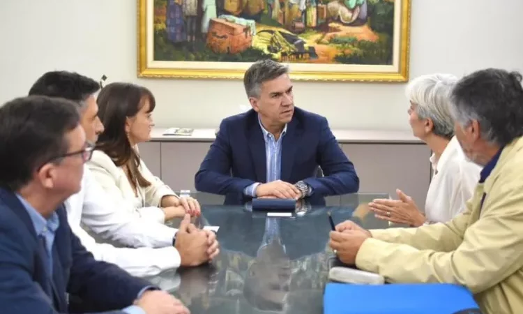 Leandro Zdero se reunió con representantes de las Naciones Unidas de la Unidad de Servicios para Proyectos