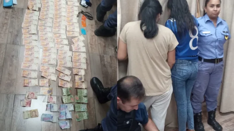 Saenz Peña: Detienen a dos mujeres robando ropas de locales comerciales y con importante suma de dinero